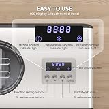 Acmenjoy 2L Ice Cream Maker with Compressor 3 in 1 No Pre-Freeze view 4
