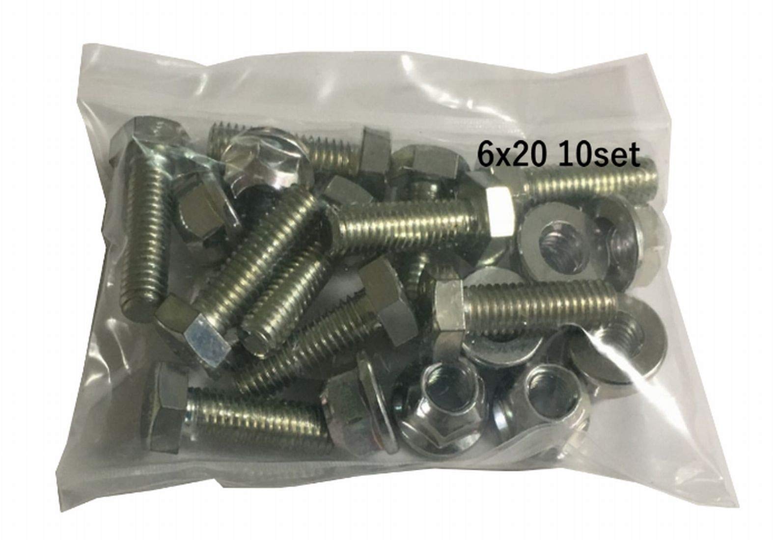 10本入り 除雪機汎用シャーボルト 6mm×20mm ホンダ フジイ クボタ ヤンマーヤマハ ワドー商品画像