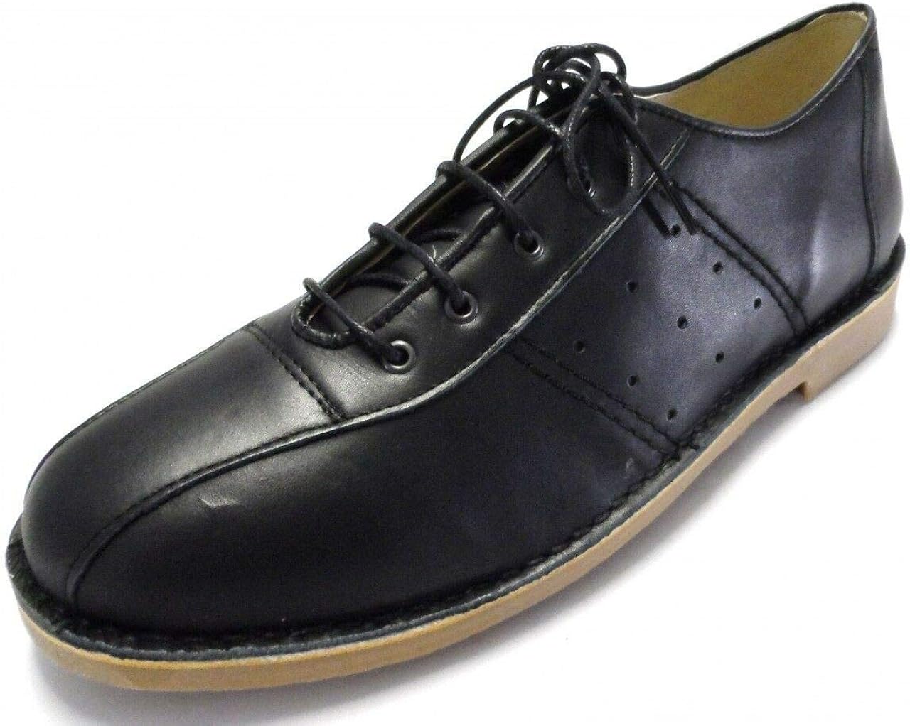 Ikon Originals Marriott Black Leather Bowling Mod Shoes 60`s_46 Amazon