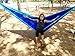 Double Camping Hammock, Youandme Lightweight Parachute Portable Hammocks for Hiking , Travel , Backpacking , Beach , Yard . Gear Includes Nylon Straps & Steel Carabiners, Size 118