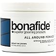 Bona Fide Pomade, all Around Pomade, 4 oz. | Strong Hold High Shine, Oil-Based Pomade, Water Resistant Formula, Perfect for Hair, Beard & Mustache, Lemon Cedarwood Vanilla Fragrance
