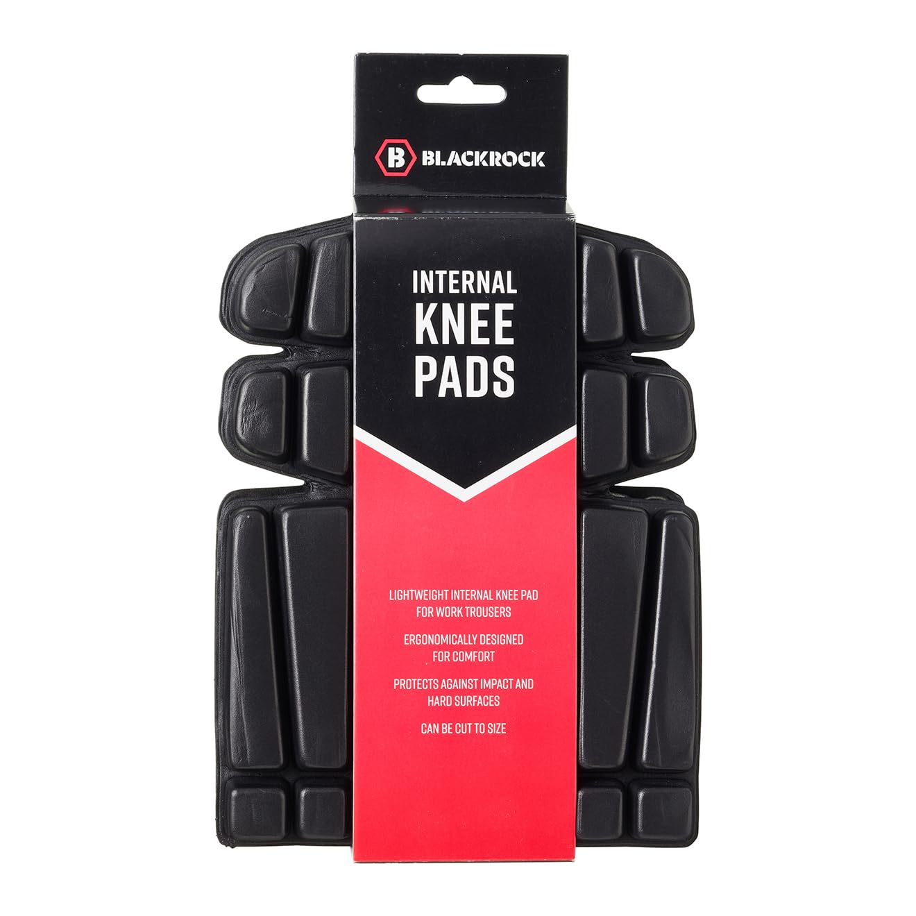 Blackrock EVA Knee Pads for Work Trousers, Cut To Size Knee Pad Inserts for Men and Women, Soft EVA Foam, Protectors, Tough DIY, Flooring, Construction, PPE, Plumber, Mechanic