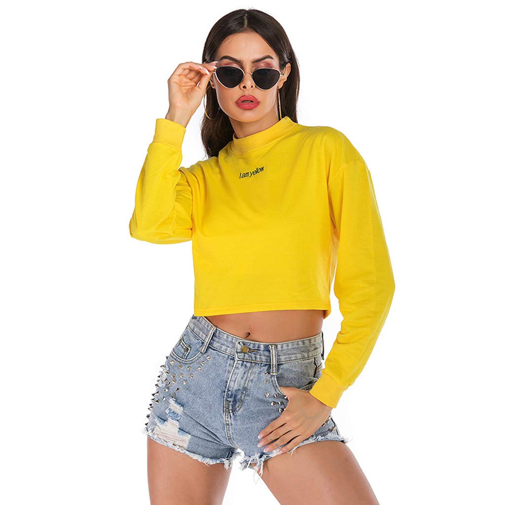 yellow full sleeves top