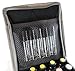 Hytek Gear Essential Oil Carrying Case Holds 30 Bottles 5ml-15ml - Perfect for Traveling with Oils! Multiple Colors! (30 Vial) (30 Vial, Gray)