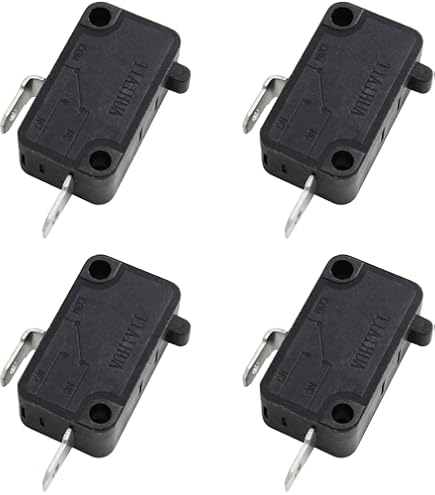 Sesyomr 3-Pack 2Pin Micro Switch Single Connection Switch AC