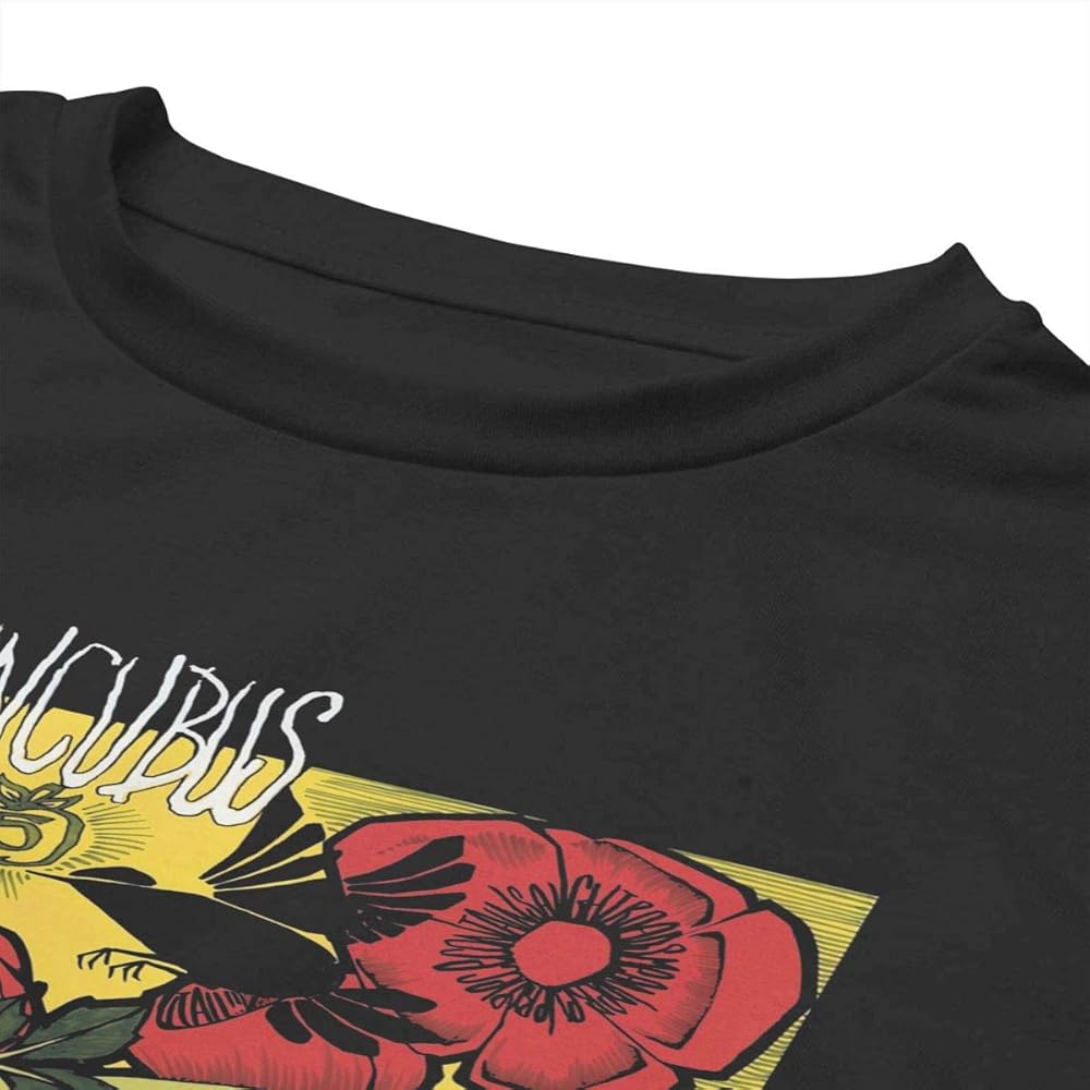 Albertv Incubus A Crow Left Of The Murder Sexy Exposed Navel Female T Shirt Bare Midriff Crop Top Tshirts Black S At Amazon Women S Clothing Store