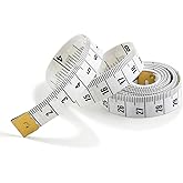 Body Measuring Tape, 2m Dual Sided Tape Measure for Body Measuring, Soft Measuring Tape Ruler for Fabric Tailor and Sewing, W