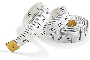 Body Measuring Tape, 2m Dual Sided Tape Measure for Body Measuring, Soft Measuring Tape Ruler for Fabric Tailor and Sewing, W