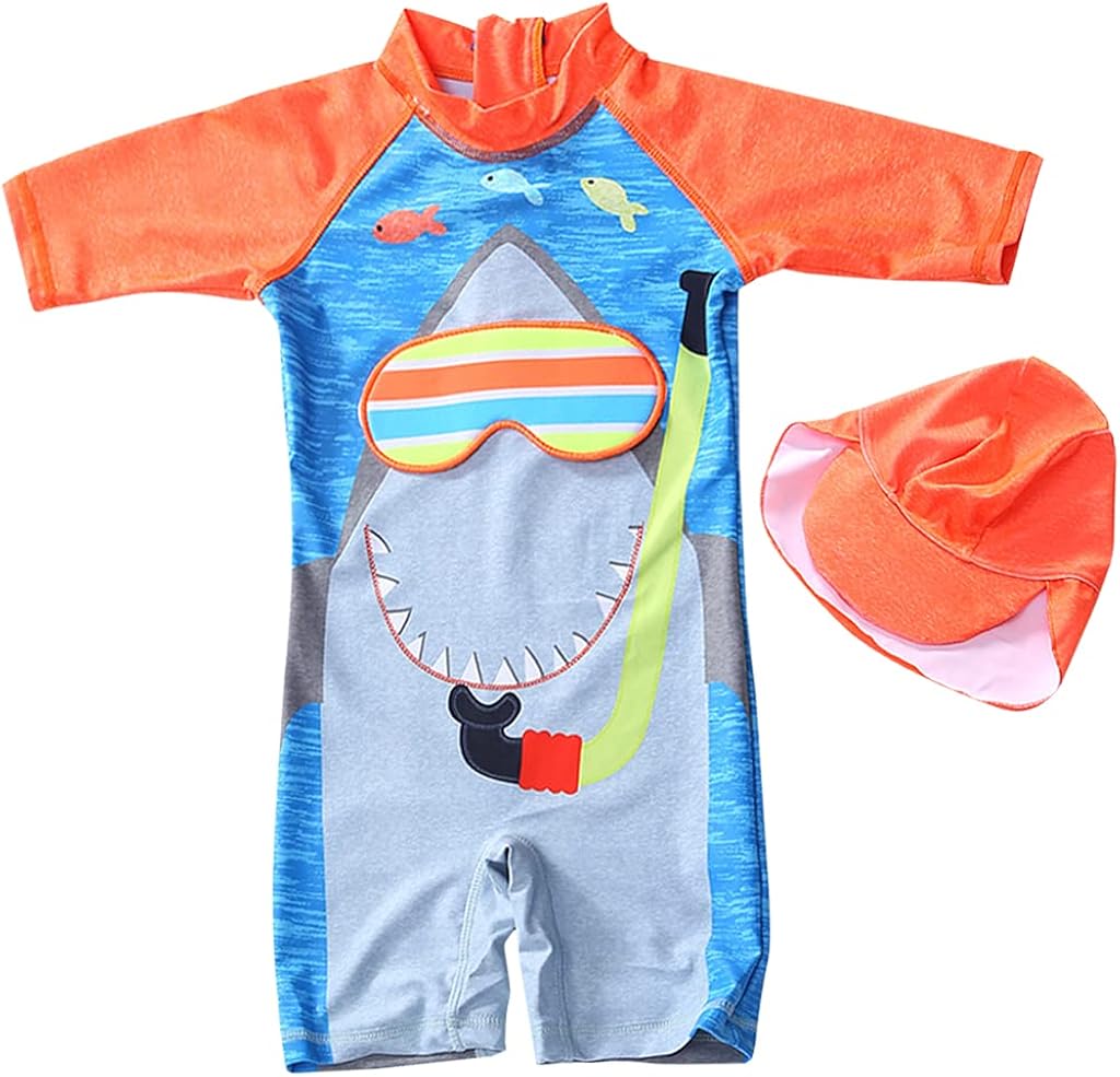 Baby Badeanzug 2-teilig Mit UV-Schutz - Langarm Schwimmshirt & Badeshorts Für Jungen & Mädchen