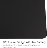 HIHUHEN Gaming Mouse Pad 900x400x3mm XXL Non-Slip Rubber Base Black view 6