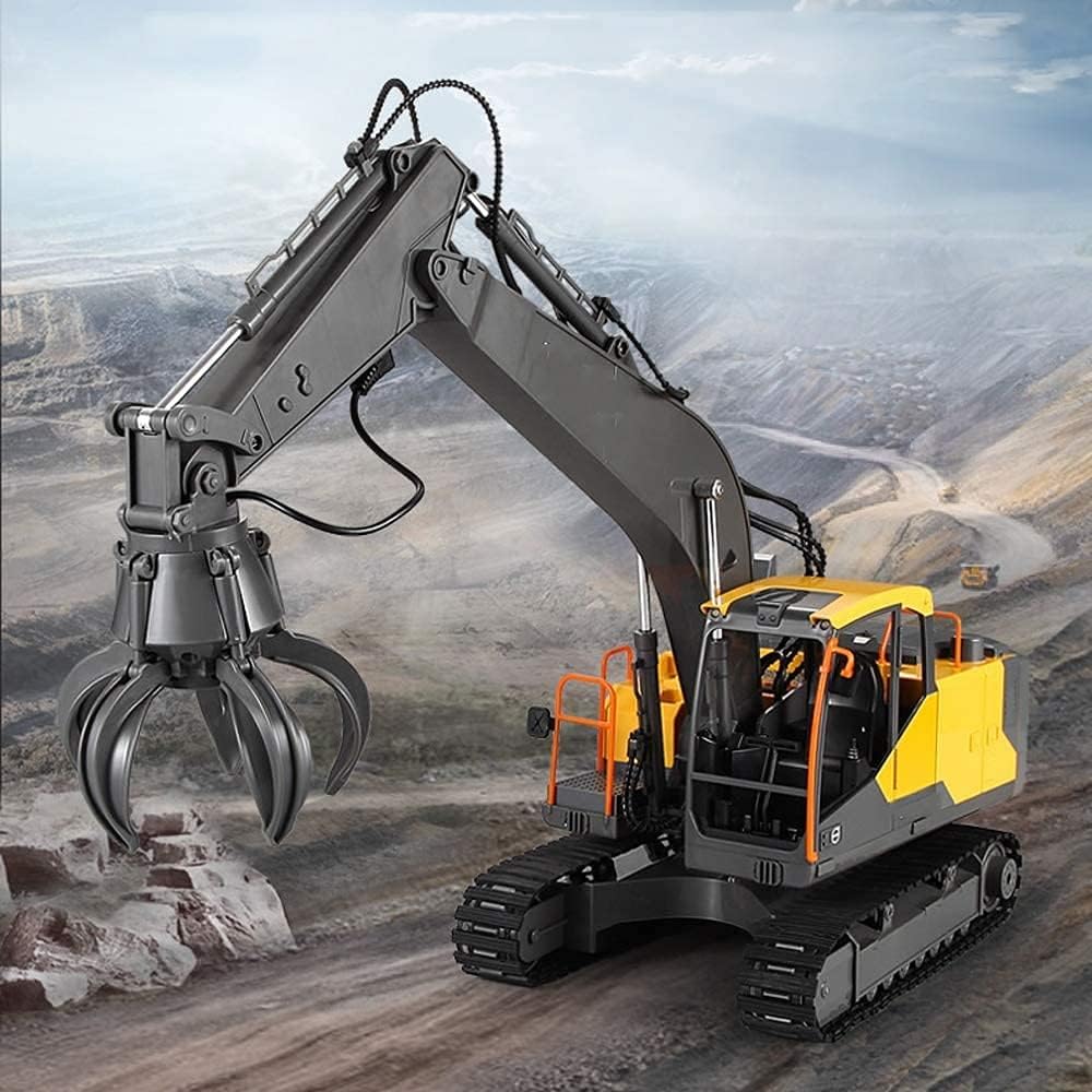 Mzen Remote Control Crawler Crane Tractor RC Trucks Remote Excavator 2