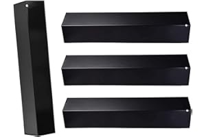 CRIDITPID BBQ-Element Grill Heat Plate Shields Replacement Parts for Brinkmann 810-3660-S, 810-2512-S, 810-8411-5, 810-2511-S, 15 3/8" Porcelain Steel Gas Grill Heat Tent Flame Tamer for Uniflame, Aussie.