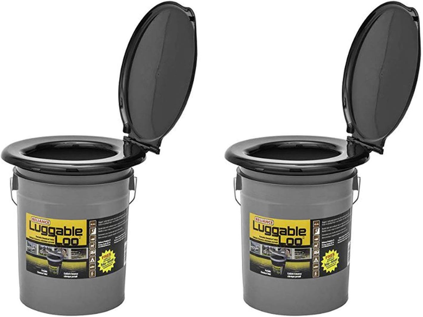 Reliance Control Corporation Luggable Loo Portable 5 Gallon Toilet
