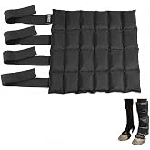 Harrison Howard Ice Boot for Horse Cool Gel Pack Leg Wrap for Treating Full Leg, Knee, Hock Injuries Reusable Ice Cooling Therapy
