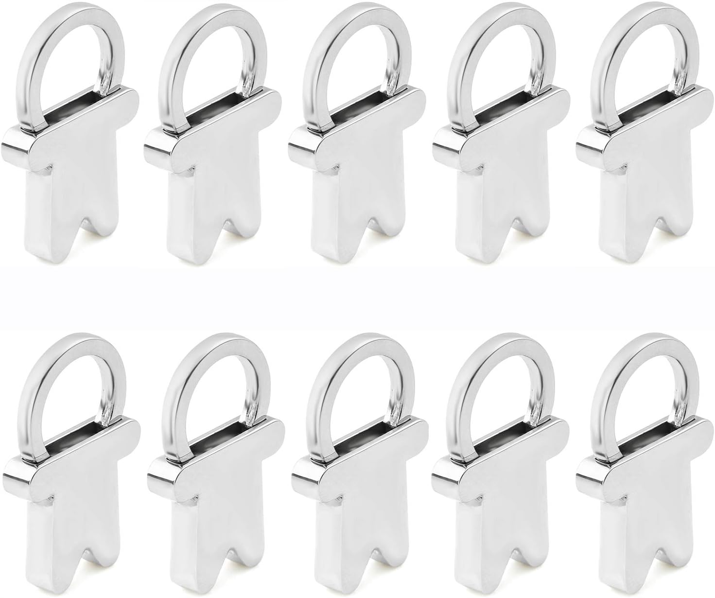 10 Pack Personalized Pull and Twist KeyHolder Key Ring