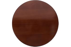 Yardenfun Wood Stool Top Replacement Round Wooden Chair Seat Solid Wood Walnut Easy to Clean Canteen or Home