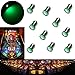 PA LED 10PCS #1893 #44 #47 #756 #1847 BA9S 1SMD LED Bayonet Pinball Machine Light Bulb Green-6.3V