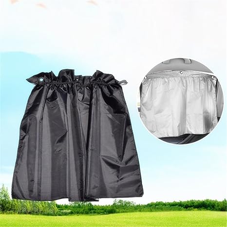 Gs 2pcs Adjustable Car Side Window Curtains Car Interior Sunshade
