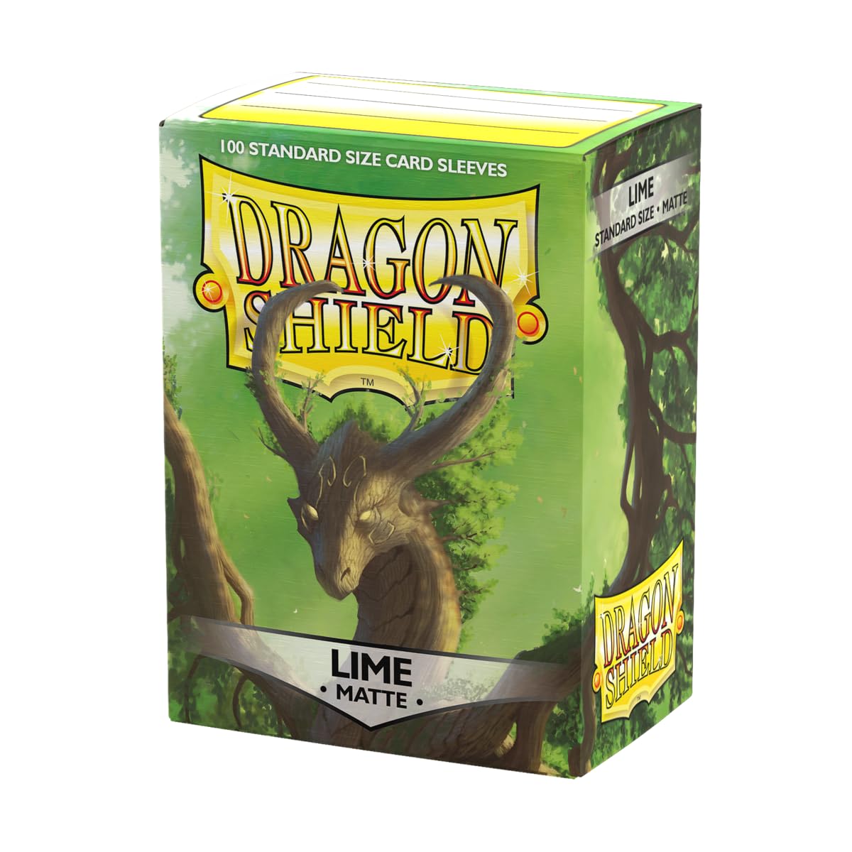 Dragon Shield | Standard Size Card Matte Sleeves | 100 CT - Smooth & Tough Premium TCG Sleeves | Compatible with Pokemon, Flesh & Blood, One Piece & Magic The Gathering | Lime - Matte