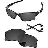 PapaViva Replacement Lenses & Rubber Kits for Oakley Half Jacket 2.0 XL OO9154 62mm - Precise Fit, UV Block, Impact Resistant