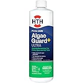 HTH 67244 Swimming Pool Care Algae Guard Ultra - Long Lasting Formula, Eliminates & Prevents Green, Black, and Mustard Algae, Fast Acting & Effective Swimming Pool Chemical, 32oz