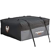 Rightline Gear Sport 2 Waterproof Rooftop Cargo Carrier for Top of Vehicle, Attaches With or Without Roof Rack, 15 Cubic Feet