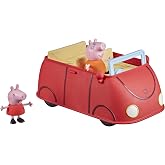 Peppa Pig Peppa&rsquo;s Adventures Peppa&rsquo;s Family Red Car Preschool Toy, Speech and Sound Effects, Includes 2 Figures, for Ages 3 and Up