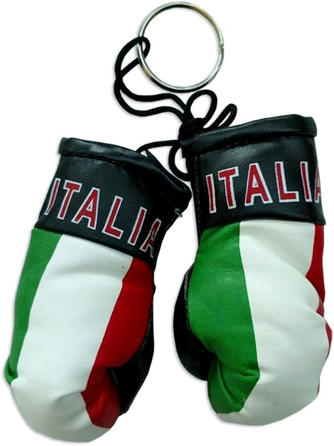 Italia Boxing Glove Keychain Italy Collection of Key