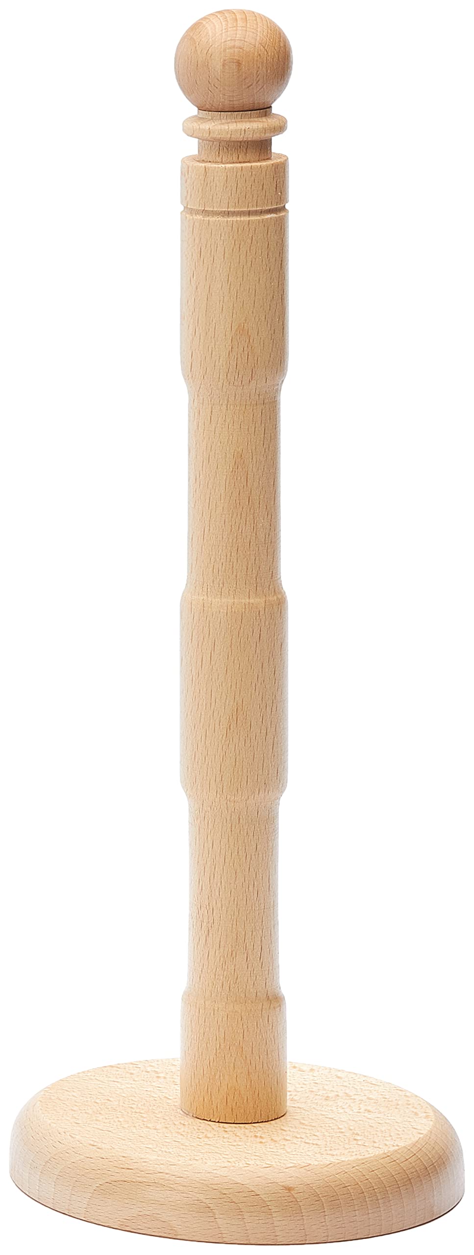 KitchenCraft Upright Wooden Kitchen Roll Holder, 33.5 cm (13") — image 1