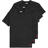 Polo Ralph Lauren Mens 4d Flex Cooling Ventilation Cotton Modal Crew Undershirts, 3-Pack
