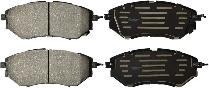 Amazon Com Kfe Kfe1078 104 Ultra Quiet Advanced Premium Ceramic Brake Pad Front Set Compatible With Subaru Forester Legacy Outback B9 Trbeca Wrx Automotive