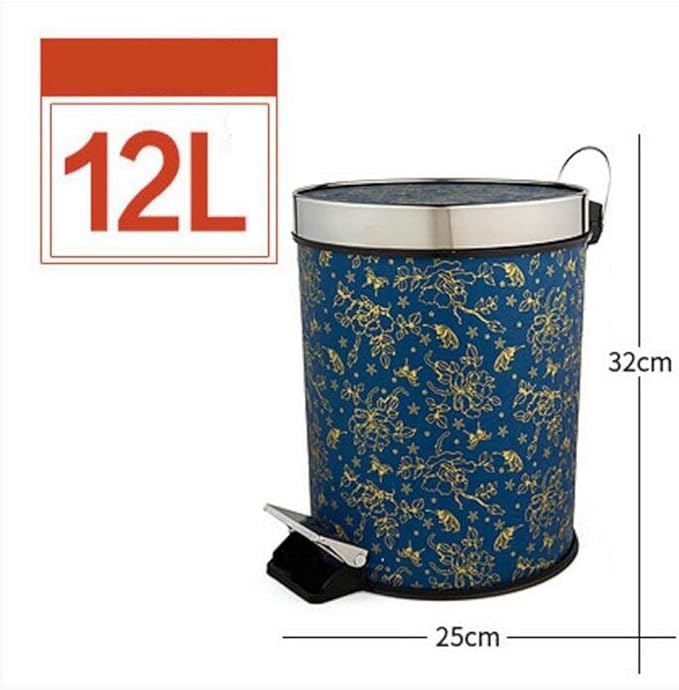 Radvihay Cubo de Basura Bote de Basura por día Dorado fragante Flor del