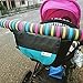 Choopie CityGrips Single Bar Grip Handle Covers for Stroller/Pram/Buggy Handlebars, Polka Dot Black, Large