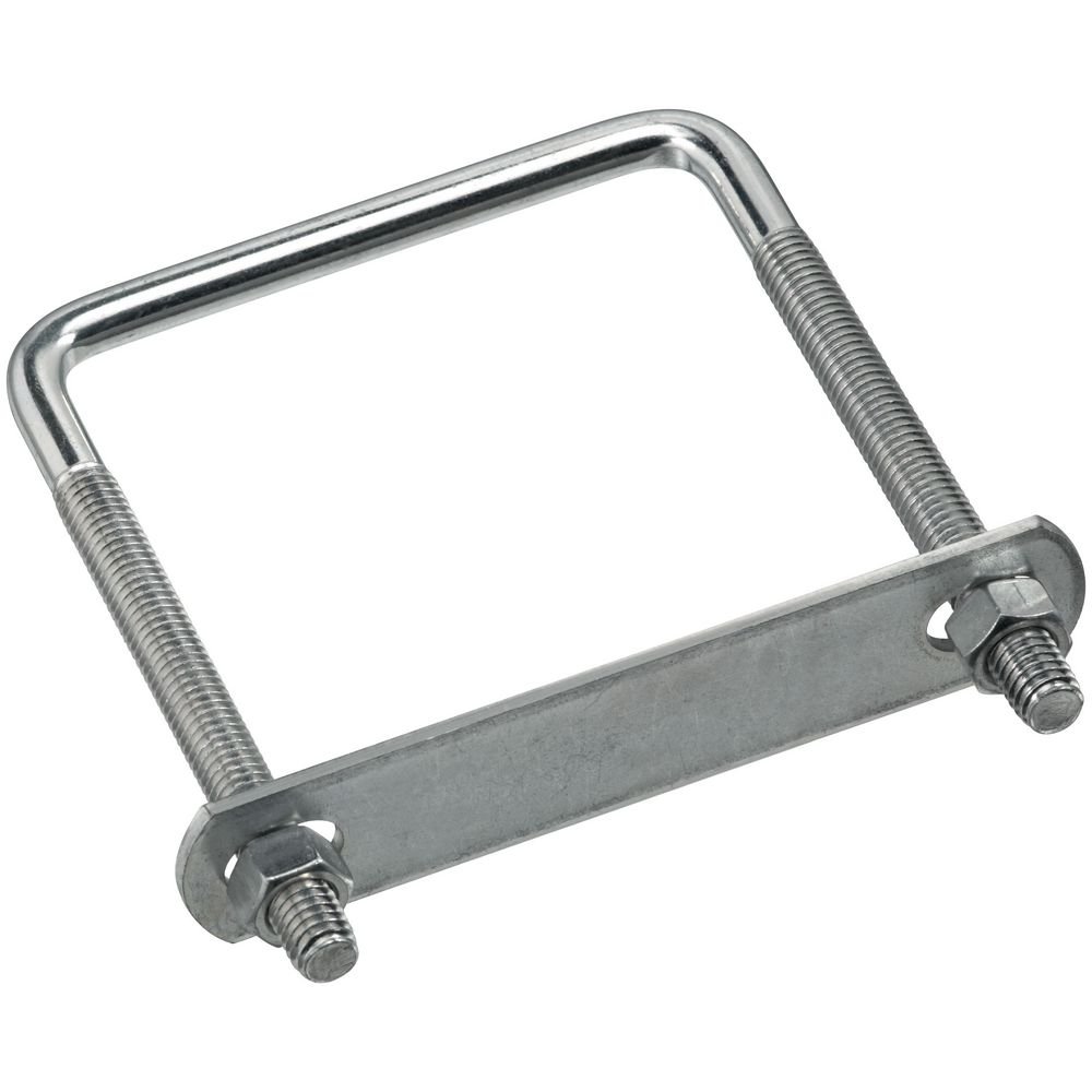 Photo 1 of National Hardware N245-001 2192BC Lumber Size Square U Bolt in Zinc plated,3/8" x 3-5/8" x 5"