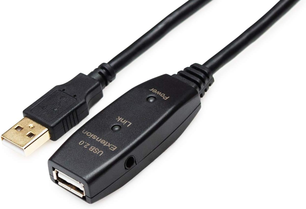 MutecPower 15m USB 2.0 Male to Female Cable with Extension Chipsets - Active Extension Repeater Cable, 15 meter - Image 5