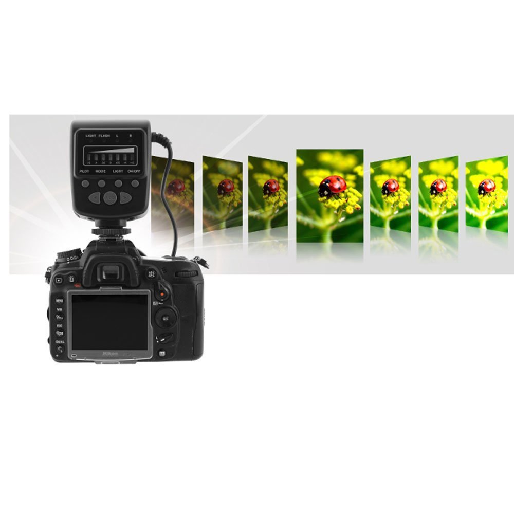 Mcoplus MPMRF32 Universal Mount Macro Ring Flash Light Speedlite for