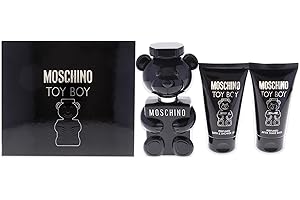 Moschino Moschino Toy Boy Men 1.7oz EDP Spray, 1.7oz Bath and Shower Gel, 1.7oz After Shave Balm 3 Pc Gift Set