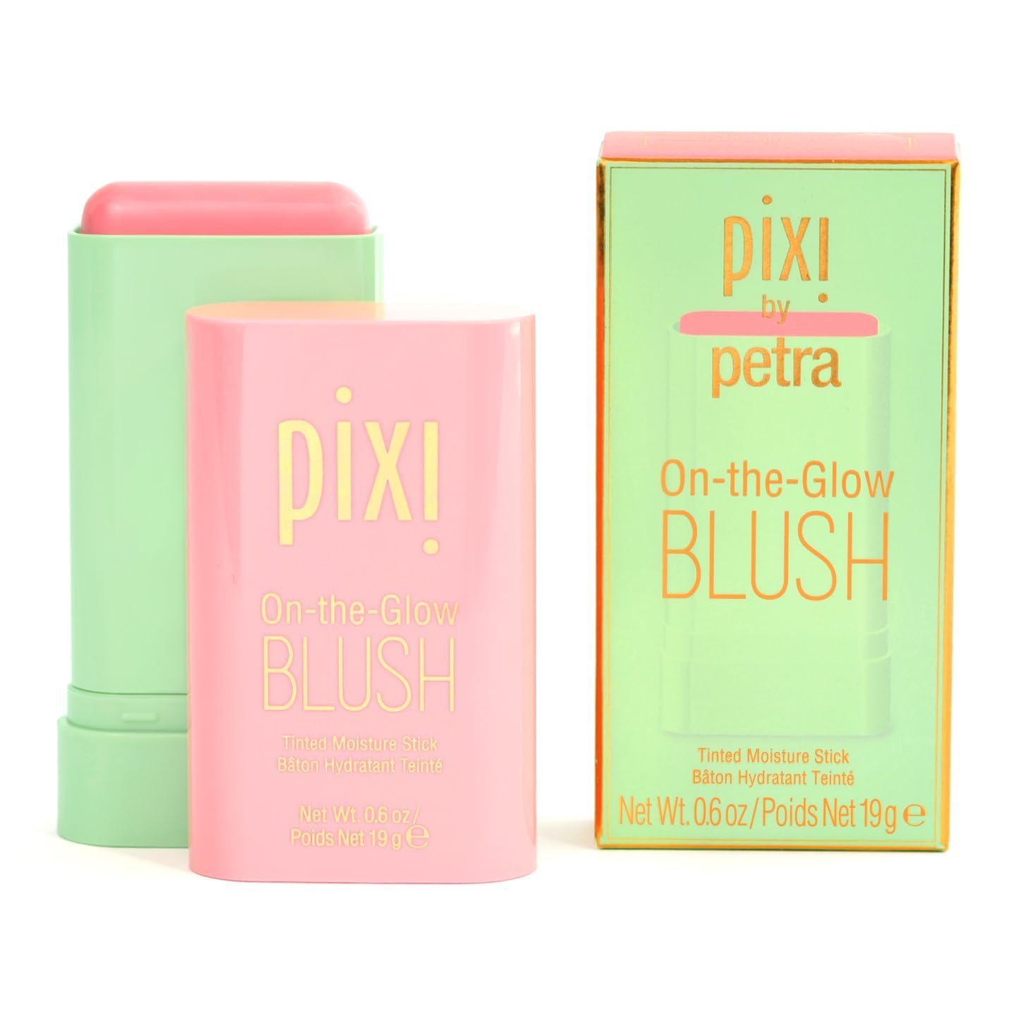 Photo 1 of Pixi On-the-Glow Blush - Fleur, Hydrating Tinted Moisture Blush Stick with Ginseng, Aloe Vera & Fruit Extracts, For Cheeks & Lips, 19g / 0.6oz, Paraben-Free