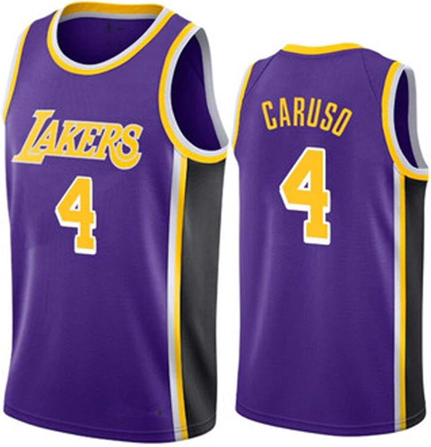 Men's Basketball Clothing 4 Caruso Laker, Breathable Mesh Basketball Sportswear Comfortable