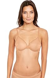 Gossard Women's Glossies Sheer Moulded Bra, Beige