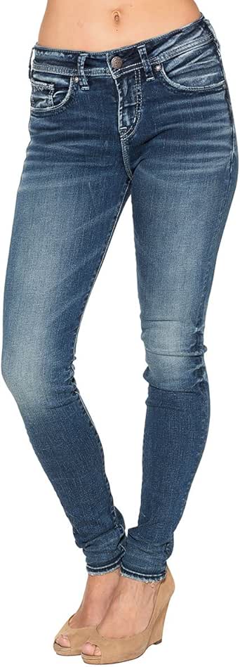 silver curvy jeans