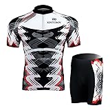 FREE FISHER Men's Short Sleeve Cycling Jersey Set