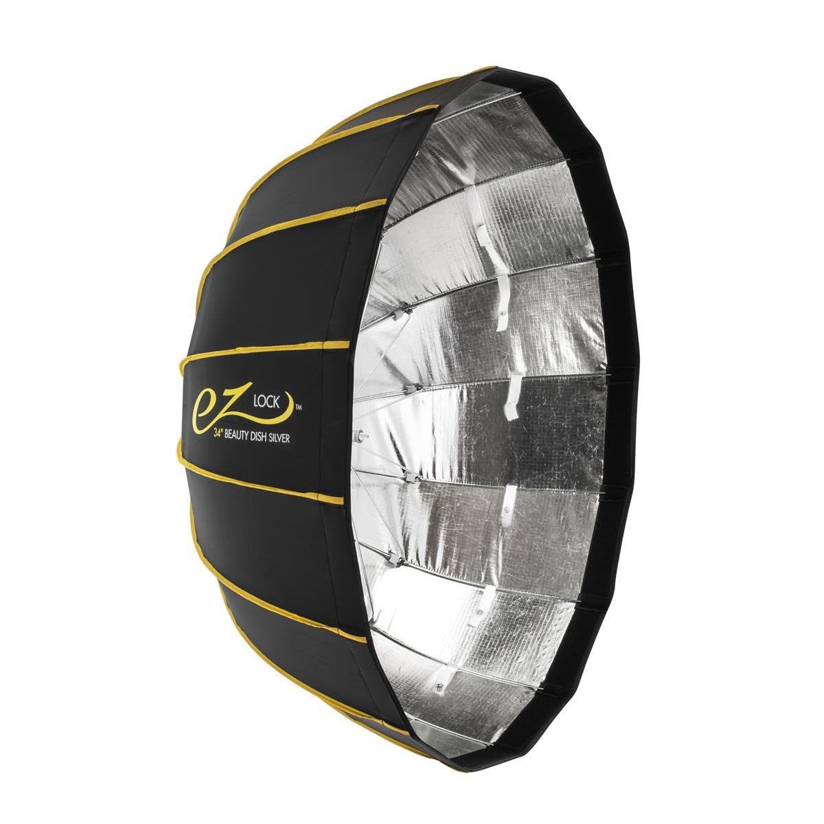 Glow EZ Lock 34" Collapsible Silver Beauty Dish