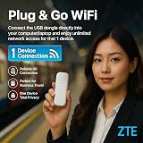 ZTE MF833 4G LTE USB WiFi Dongle Unlocked SIM Slot Multi-Band 150/50 Mbps view 2