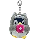 Cute Keychains Kawaii Dog Plush Animal, Kawaii Keychain Gift, Dog Penguin,Cute Keychains for Backpacks. (B)