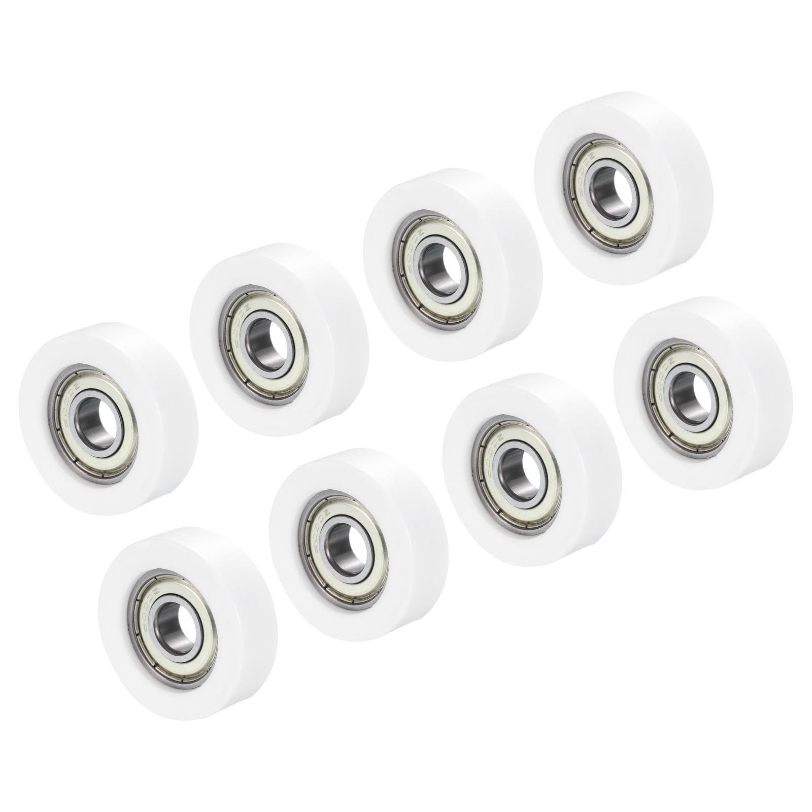 Patikil Universal Nylon Bearing Pulley Wheel 60mm 2 4 2