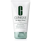 Clinique All About Clean 2-in-1 Cleansing + Exfoliating Jelly, Face Wash & Exfoliator With Salicylic Acid For All Skin Types, 5 Fl Oz