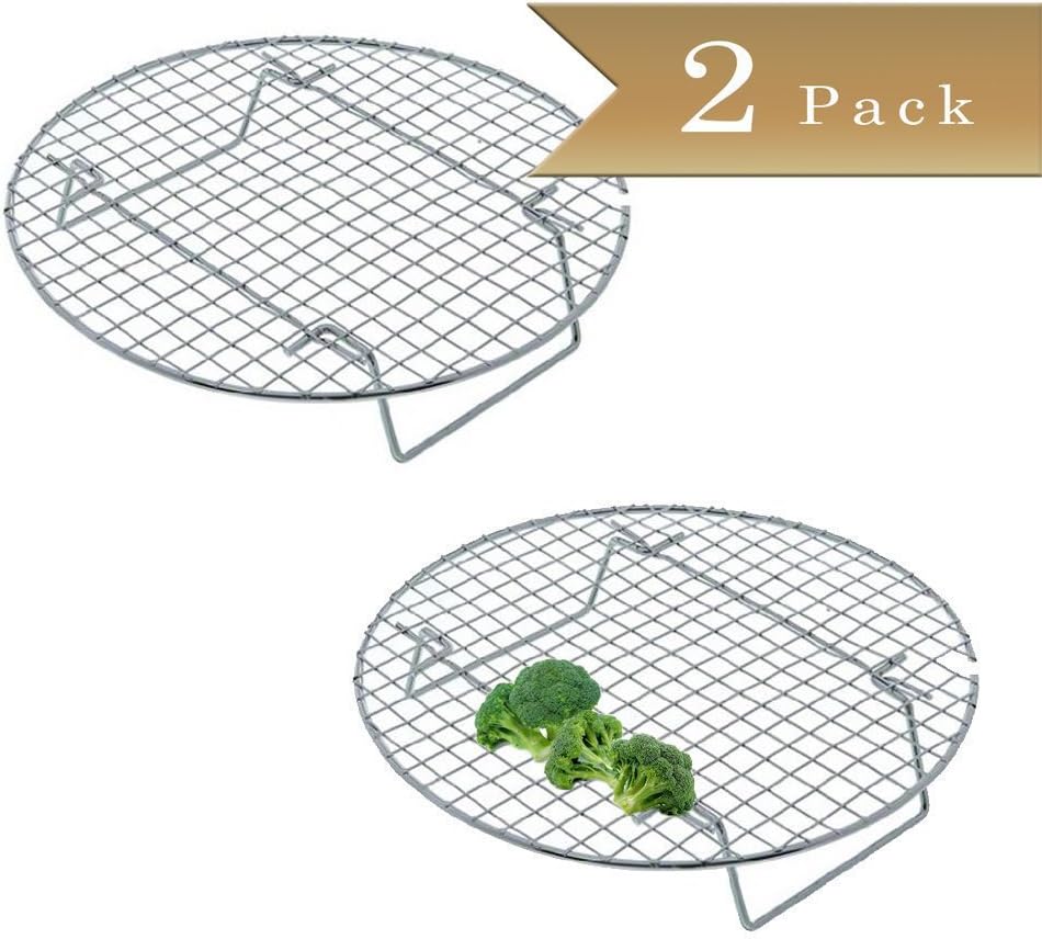 Set of 2 Steamer Racks 101/2" Inch Chrome Plated