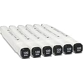 Arhomet 6pcs Black Alcohol Markers Set Dual Tip Fine &amp; Chisel Art Markers | Alcohol-Based Permanent Sketching Markers for Adults, Artists, Beginners, Painting, Illustration, Drawing, Coloring