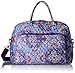 Vera Bradley Women's Cotton Weekender Travel Bag, Lilac Tapestry, One Size